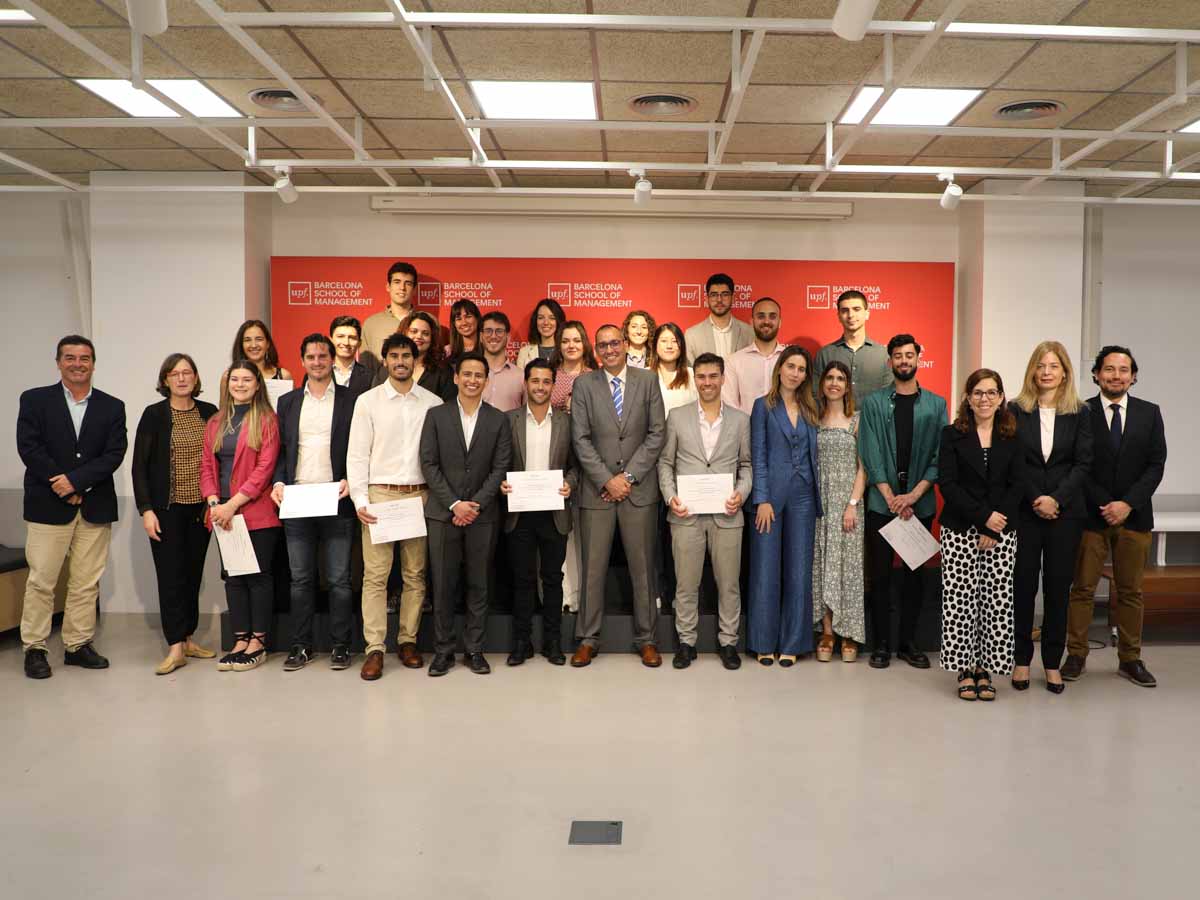 UPF Barcelona School of Management awards the best master's and